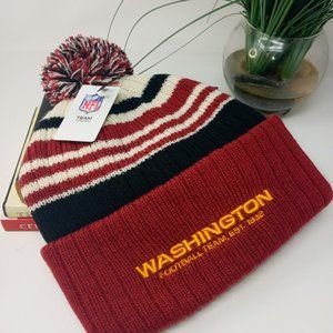 Washington Football Team Pom Pom Beanie